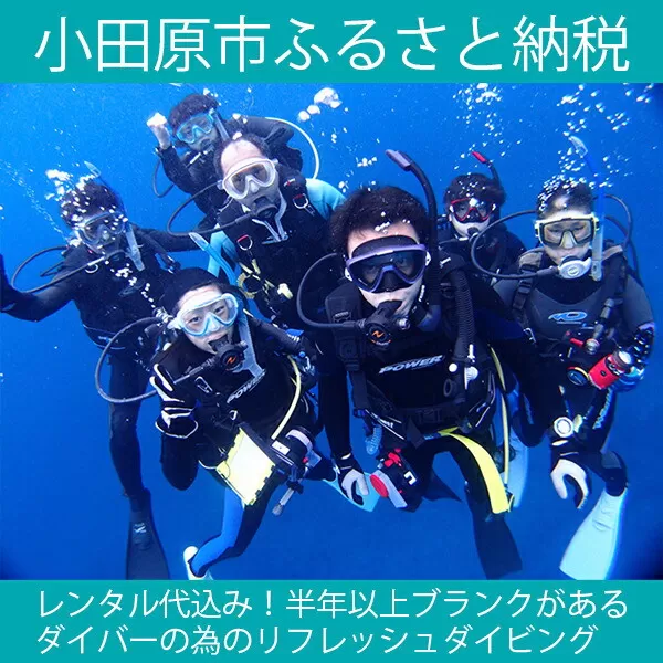 レンタル代込み！半年以上ブランクがあるダイバーの為のリフレッシュダイビング【1日】