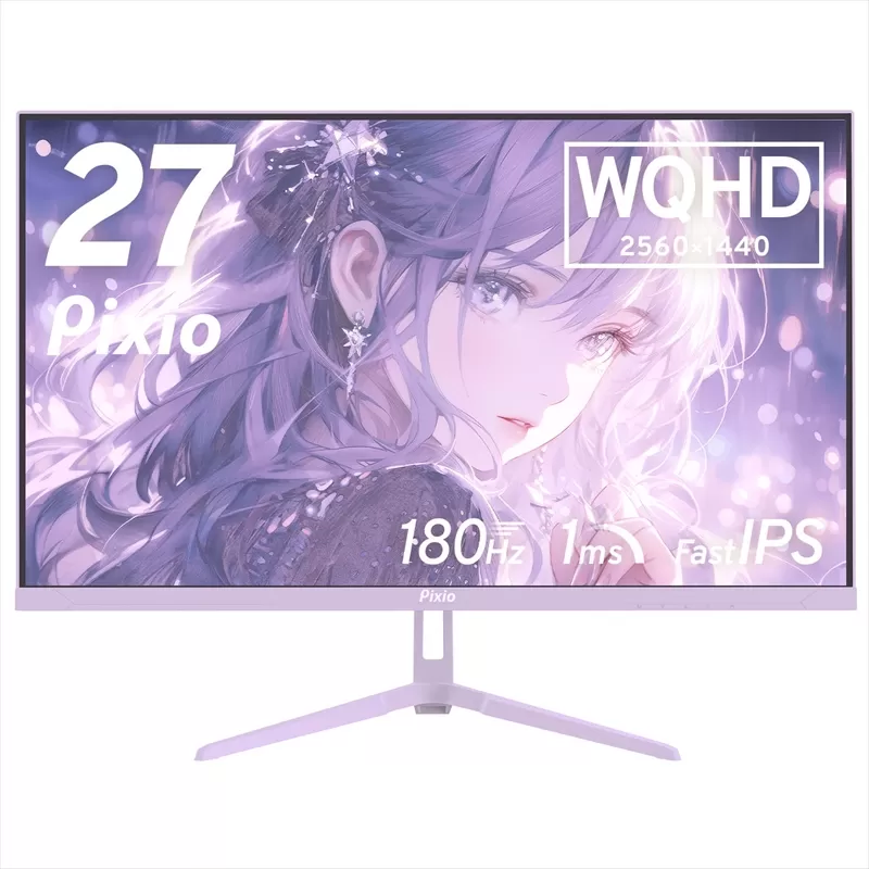 Pixio ゲーミングモニター 27インチ WQHD 180Hz IPS パープル/紫 PX278WAVEPP【 神奈川県 小田原市 】