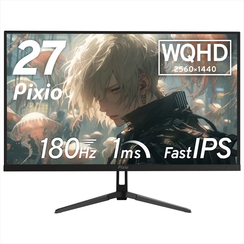 Pixio ゲーミングモニター 27インチ WQHD 180Hz IPS ブラック/黒 PX278WAVE【 神奈川県 小田原市 】