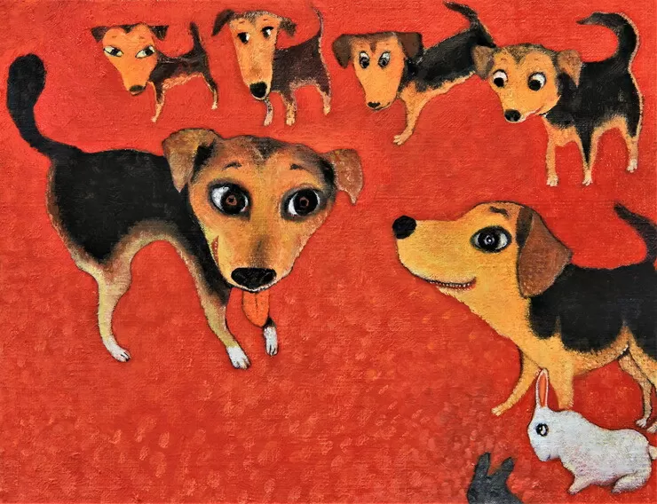 アーティストが『愛しいペットのポートレート』描きます 6号サイズ 410×318mm (縦横対応）【アート F6号サイズ　油絵 横井山泰 美術 作家 410×318mm 神奈川県 小田原市 】