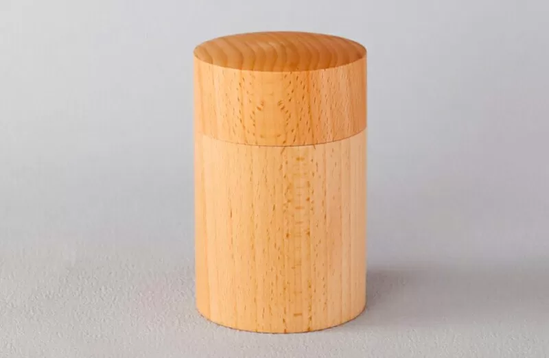 ブナ 茶筒 【 お茶用品 神奈川県小田原市】