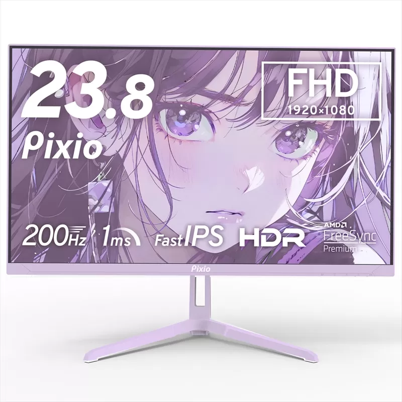 Pixio ゲーミングモニター 23.8インチ FHD 200Hz IPS パープル/紫 PX248WAVEPP【 神奈川県 小田原市 】