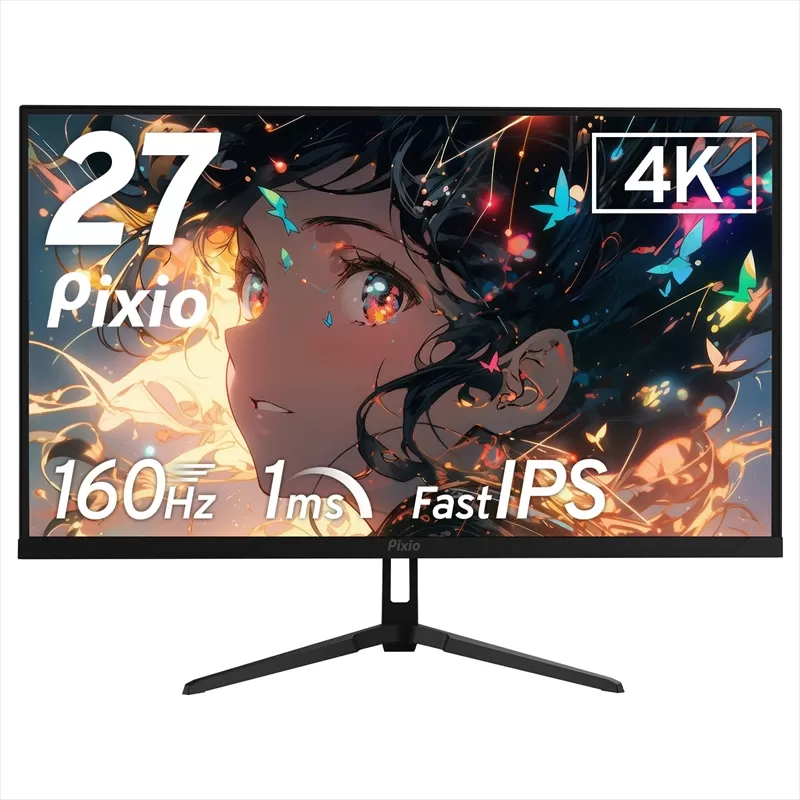 Pixio ゲーミングモニター 27インチ 4K 160Hz Fast IPS ブラック/黒 PX27UWAVE【 神奈川県 小田原市 】