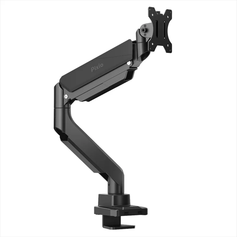 Pixio モニターアーム シングル 耐荷重18kg ブラック/黒 PS2S ＜パッケージ傷あり＞【 モニターアーム 神奈川県 小田原市 】