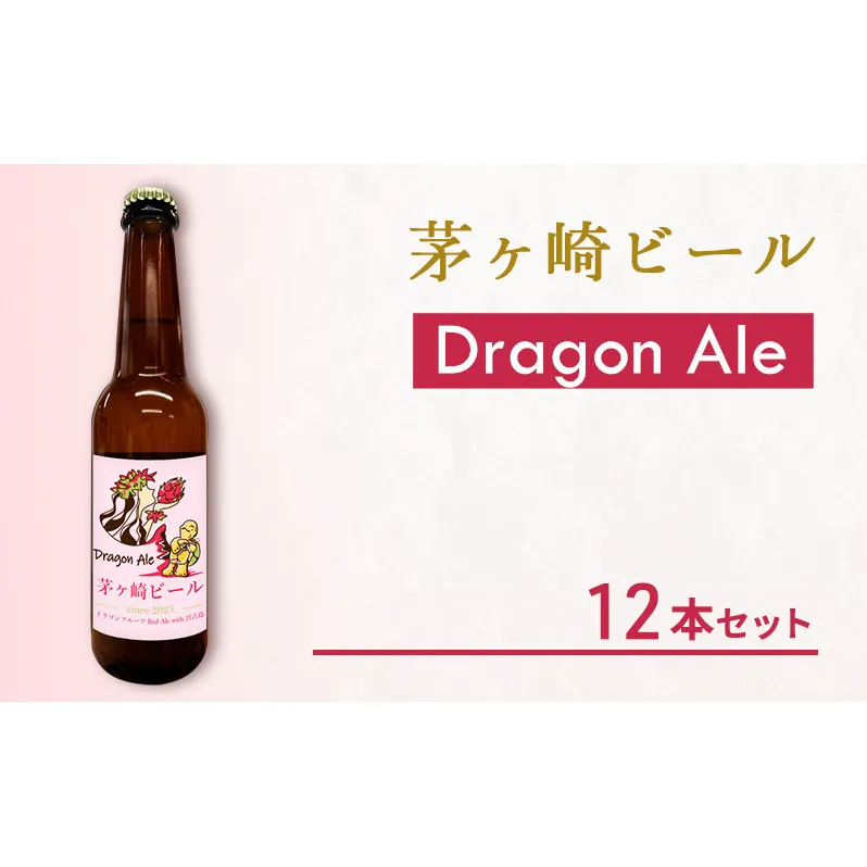 茅ヶ崎ビール (Dragon Ale) 12本セット　【お酒　ビール　クラフトビール　瓶入り　化粧箱入り】 地ビール 瓶ビール アルコール飲料 家飲み 晩酌 バーベキュー BBQ 
