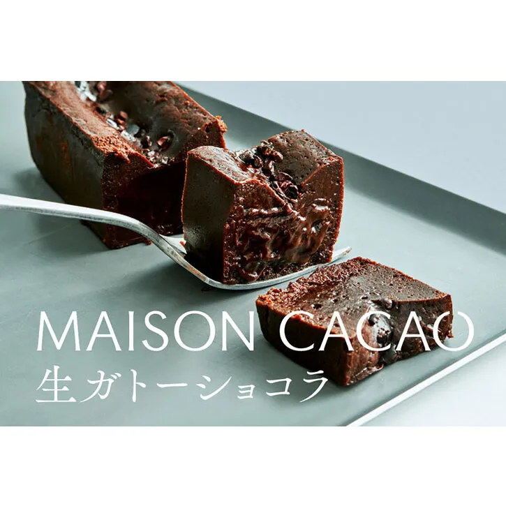 【ふるさと納税】MAISON CACAO メゾンカカオ 濃厚生ガトーショコラ 300g 驚きの口どけ 冷凍配送 神奈川県茅ヶ崎市