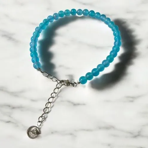 CHIGASAKI SOUTHERN C えぼし岩 アンクレット ブルー 天然石 茅ヶ崎 アクセサリー ギフト プレゼント