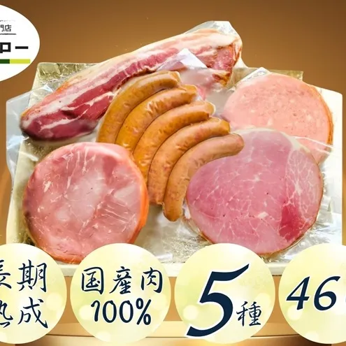 【ふるさと納税】【3か月定期便】国産 熟成肉 ハム プレミアムギフトC 詰め合わせ ボンレスハム ポークプレスハム ベーコン あら挽きウインナー ボロニアソーセージ 神奈川県 茅ヶ崎市