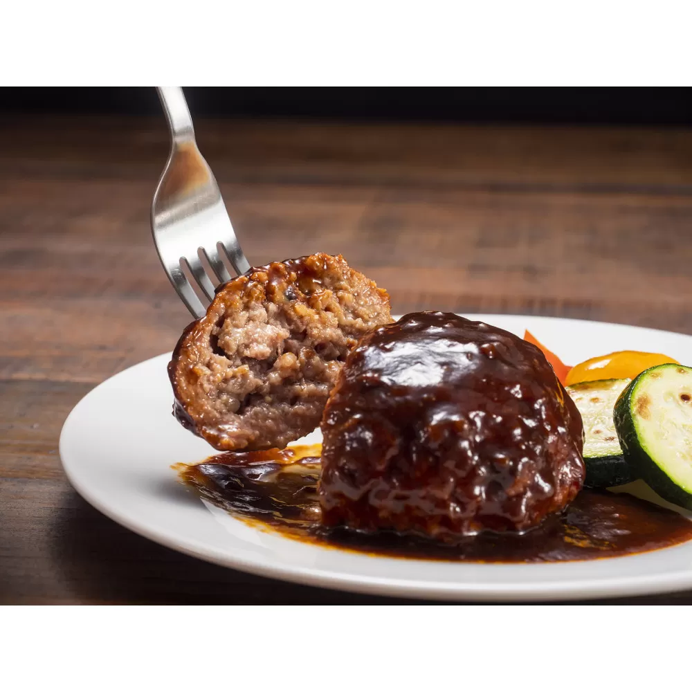 【新潟グランドホテル】料理長の手仕事ハンバーグ