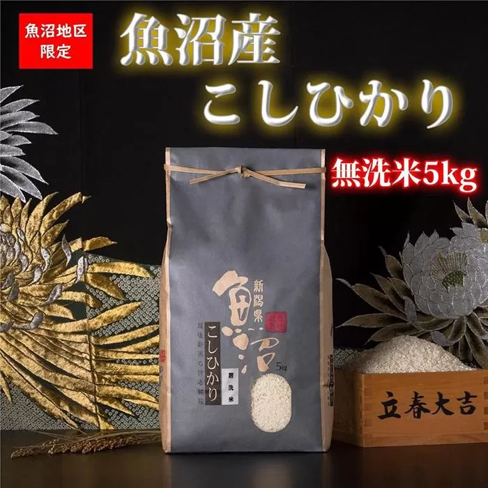 【令和6年産】魚沼産コシヒカリ（無洗米5kg）【新潟県 特A地区】