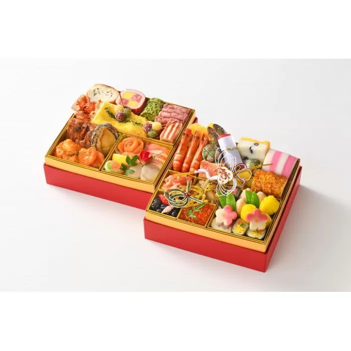 【ANAクラウンプラザホテル新潟】生おせち　和洋中二段重　芙蓉(2024年12月31日着）
