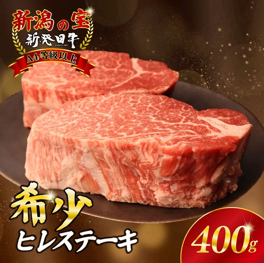 ヒレ肉 ヒレ ステーキ 400g フィレ にいがた和牛 牛肉 和牛 新発田牛 赤身 焼肉 ふるさと納税 和牛 BBQ キャンプ 特選 贅沢 厳選和牛 ブランド牛 ギフト 贈答 お歳暮 新潟 新潟県 新潟産 新発田 新発田市 新発田産 えのもとミート enomoto007_01