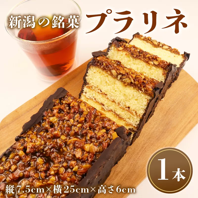プラリネ 1本 チョコプラリネ チョコレート チョコ アーモンド ケーキ デザート キャラメリゼ 新潟 贈答 熨斗 お茶請け お茶菓子 お土産 洋菓子 特産品 名物 お取り寄せ やまの辺 新潟県 新発田市 yamanobe010