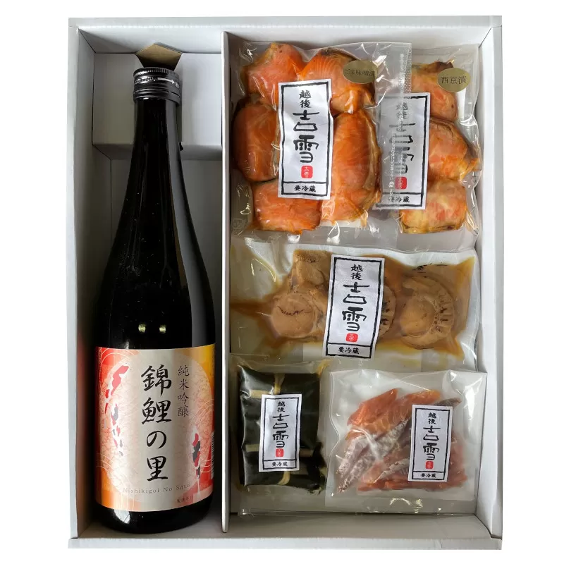 小千谷の美味酒セット(住吉屋オリジナルセット) 小千谷のお酒とお惣菜のセット 住吉屋 【0029-0004-01】
