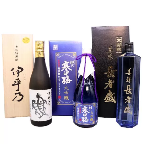 日本酒 おぢやの地酒 大吟醸 飲み比べセット 計3本(720ml×各1本) 高の井酒造・新潟銘醸 【0002-0180-01】