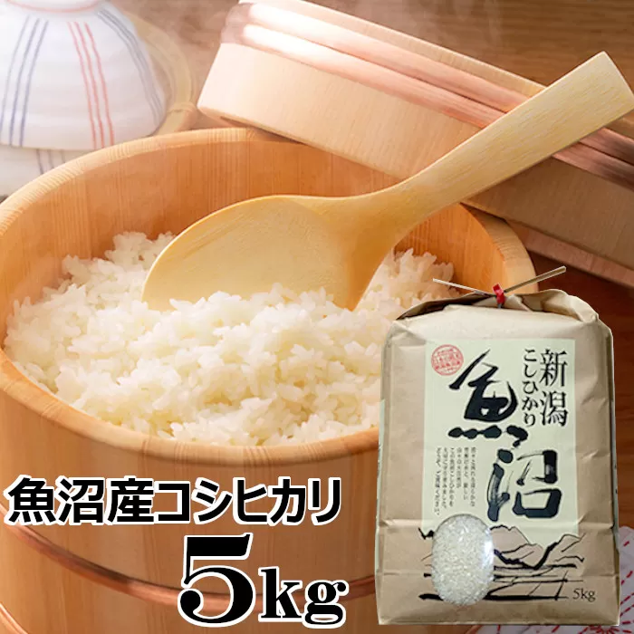 令和6年産 魚沼産コシヒカリ5kg 世界一の四尺玉の町片貝町 白米 魚沼 米 (有)米萬商店【0002-0122-02】