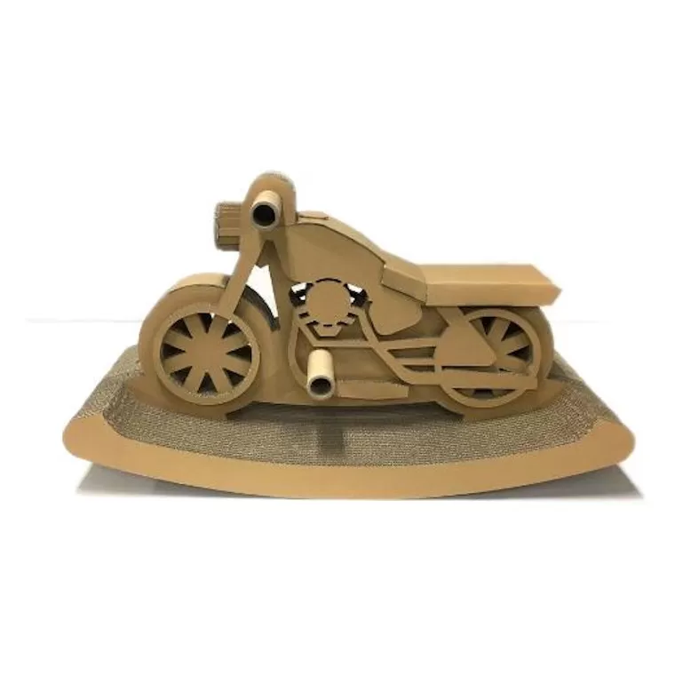 【工作×遊び×バイク】段ボール製 組み立て遊具「バイク木馬」 フーゲツ 【0014-0007-01】