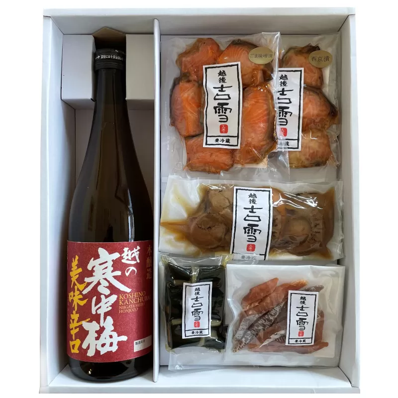 小千谷の美味酒セット(レギュラーセット) 小千谷のお酒とお惣菜のセット 住吉屋 【0029-0003-01】
