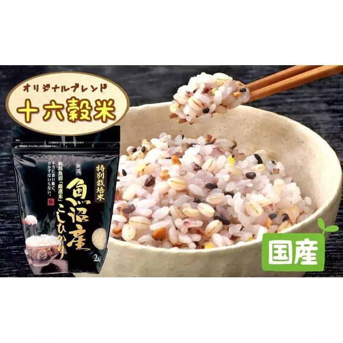 【令和7年産新米予約】極上南魚沼産コシヒカリと国産十六雑穀米のセット　8ｋｇ+900ｇ【2025年9月中旬より順次発送予定】