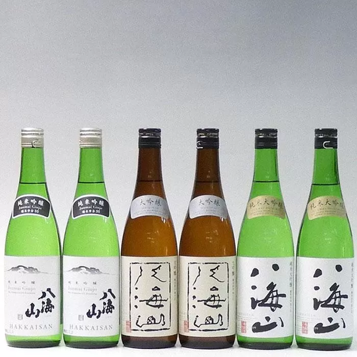 日本酒 八海山 純米吟醸・大吟醸・純米大吟醸 720ml×6本セット