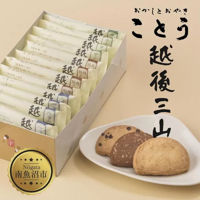ES281 越後三山 山のクッキー 各4枚 計12個 クッキー チョコチップ ココア 和菓子 洋菓子 お菓子 菓子 焼き菓子 セット 菓子詰合せ 詰め合わせ スイーツ ギフト おかしとおやき ことう 新潟県 南魚沼市