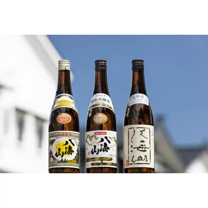 「八海山」3種詰合せAセット720ml（清酒、特別本醸造、新大吟醸）