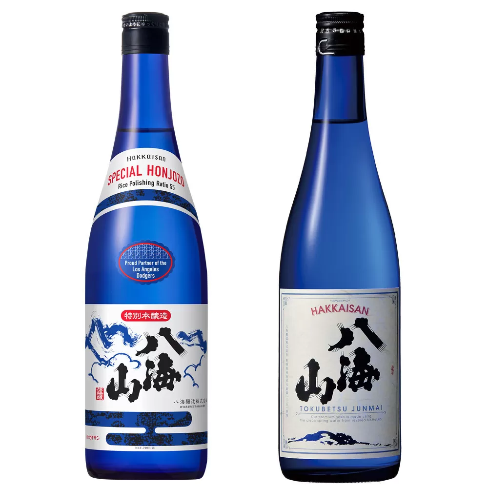 ドジャース公式日本酒 八海山 ブルーボトル 720ml×2種2本セット