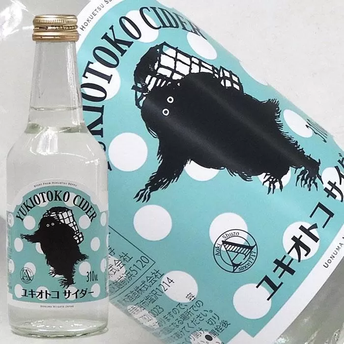 鶴齢 雪男 ユキオトコ サイダー 310ml×12本
