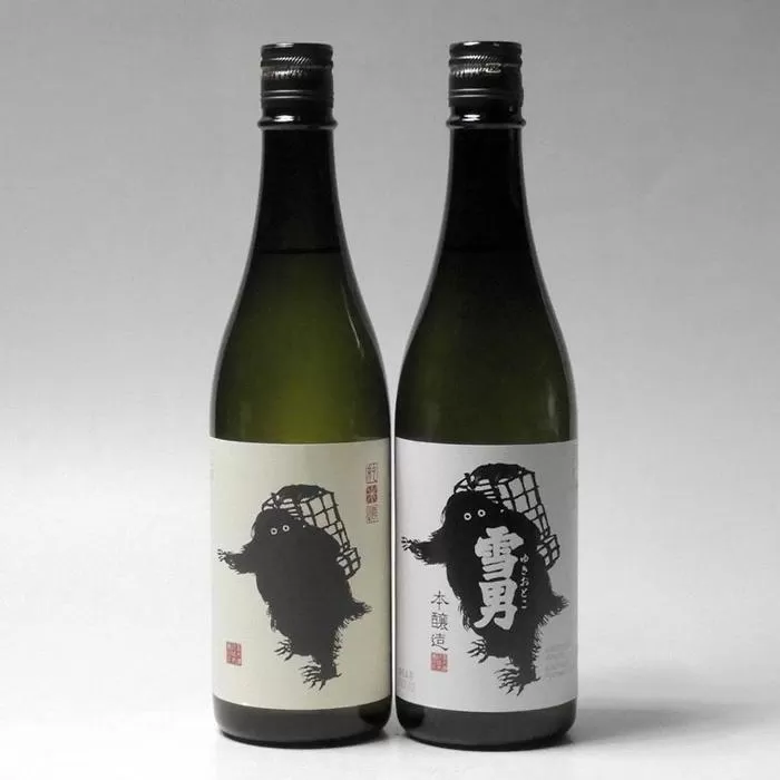 日本酒 鶴齢 雪男 純米・本醸造 720ml×2本セット