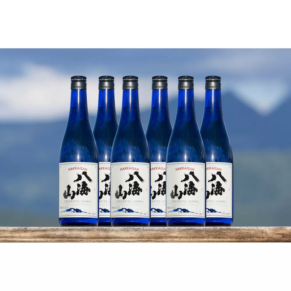 ドジャース公式日本酒 「特別純米酒 八海山」 ブルーボトル 720ml×6本 【お酒 さけ 純米酒 ギフト 人気 おすすめ 送料無料 ドジャース ロサンゼルス】