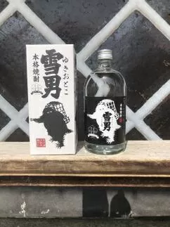 雪国のお酒「鶴齢」本格焼酎「雪男」720ml×3本
