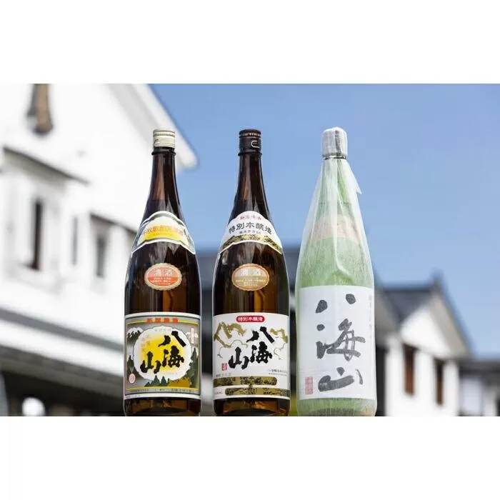 「八海山」 3種詰合せBセット1800ml（清酒、特別本醸造、純米大吟醸）