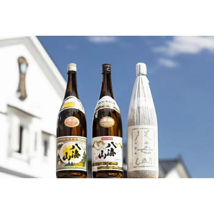 「八海山」3種詰合せAセット1800ml（清酒、特別本醸造、新大吟醸）