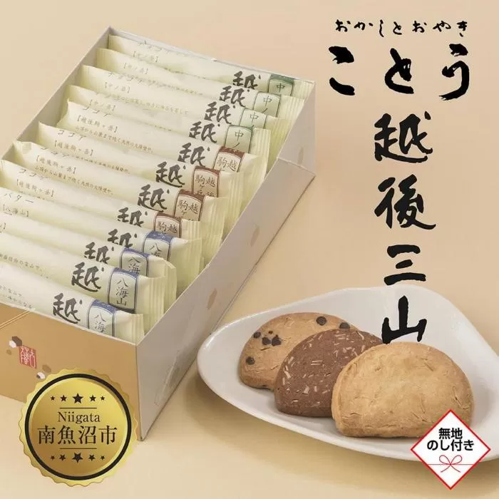 ES293 無地熨斗 越後三山 山のクッキー 各4枚 計12個 クッキー チョコチップ ココア 和菓子 洋菓子 お菓子 菓子 焼き菓子 セット 菓子詰合せ 詰め合わせ スイーツ ギフト おかしとおやき ことう 新潟県 南魚沼市