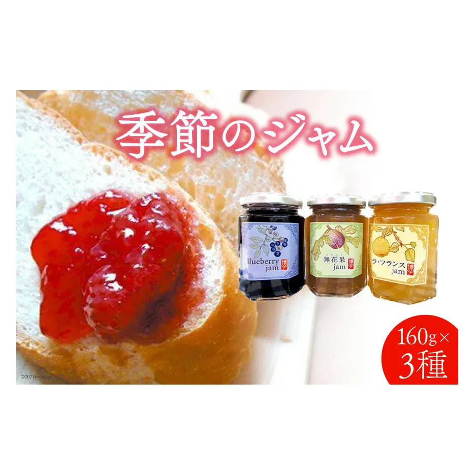 季節のジャム 3個セット 果実 