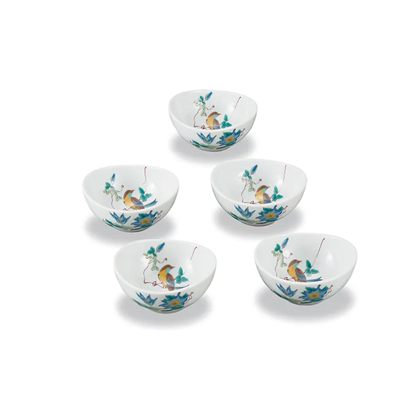 4号小鉢揃　花鳥 民芸品 工芸品 雑貨 食器 鉢皿 キッチン雑貨 キッチン用品 