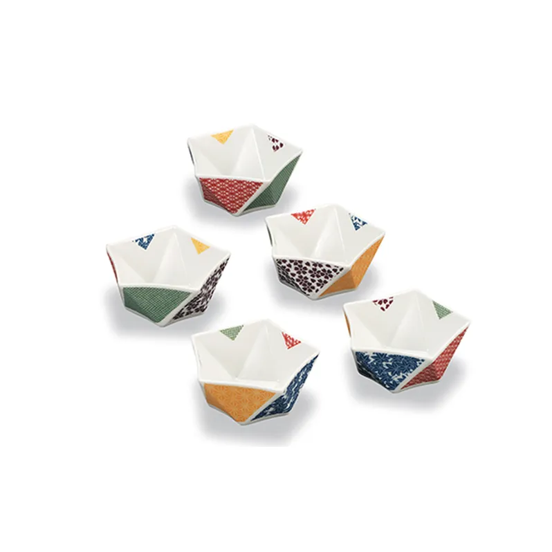 3.2号小鉢揃　千代紙 民芸品 工芸品 雑貨 食器 鉢皿 キッチン雑貨 キッチン用品 