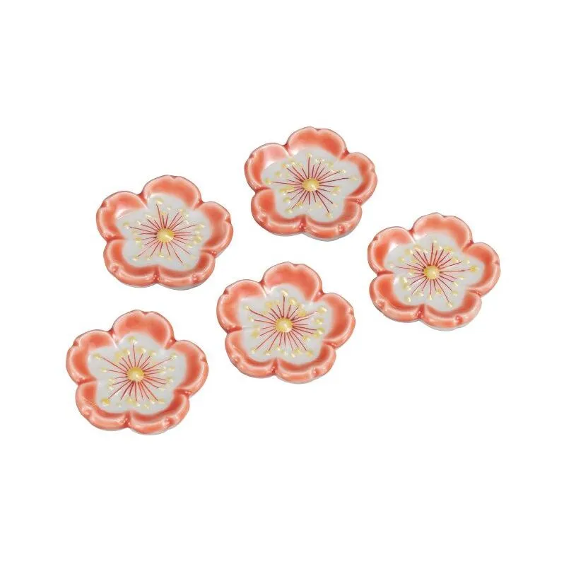 九谷焼 箸置・桜