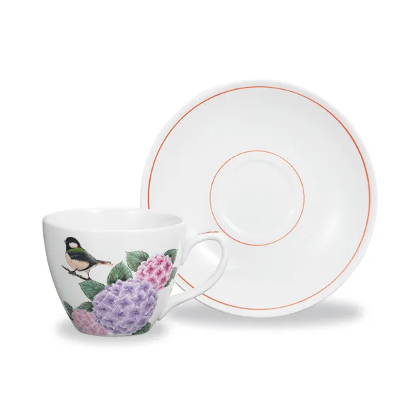 カップ＆ソーサー　夏　中村陶志人作