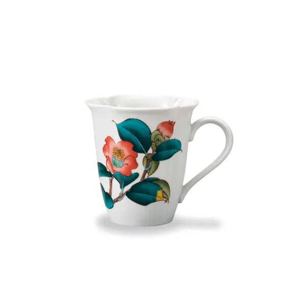 マグカップ　寒椿（12月）