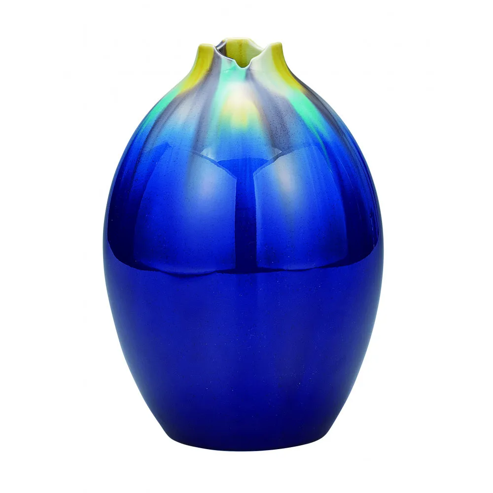 九谷焼　9号花瓶　釉彩　柴田博作 a05