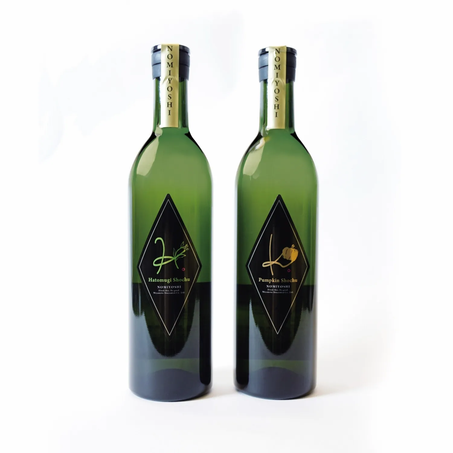 のみよし かぼちゃ焼酎&はと麦焼酎セット(720ml×各1本)