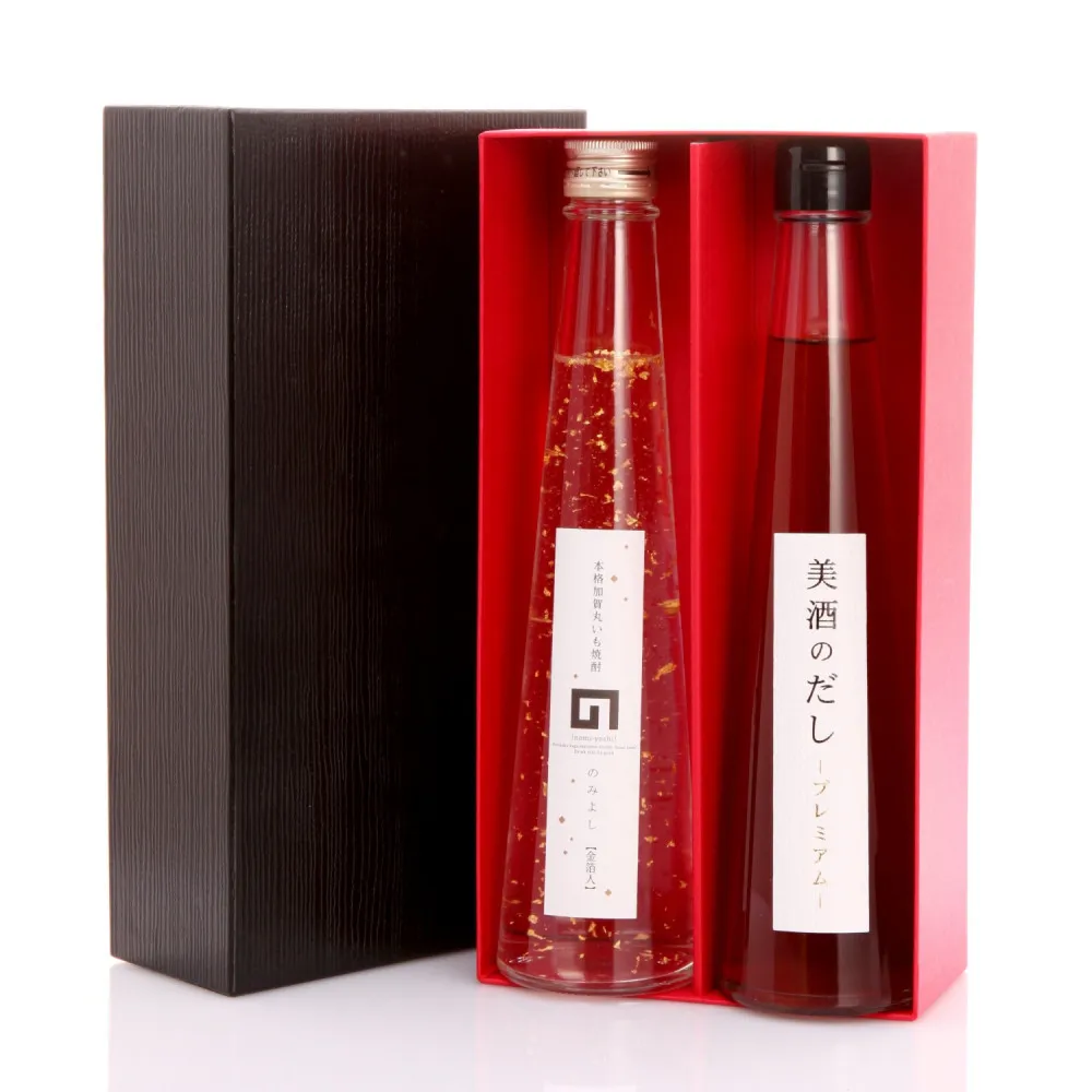 山吹セット(のみよし金箔入り・美酒のだしプレミアム 300ml×各1本)