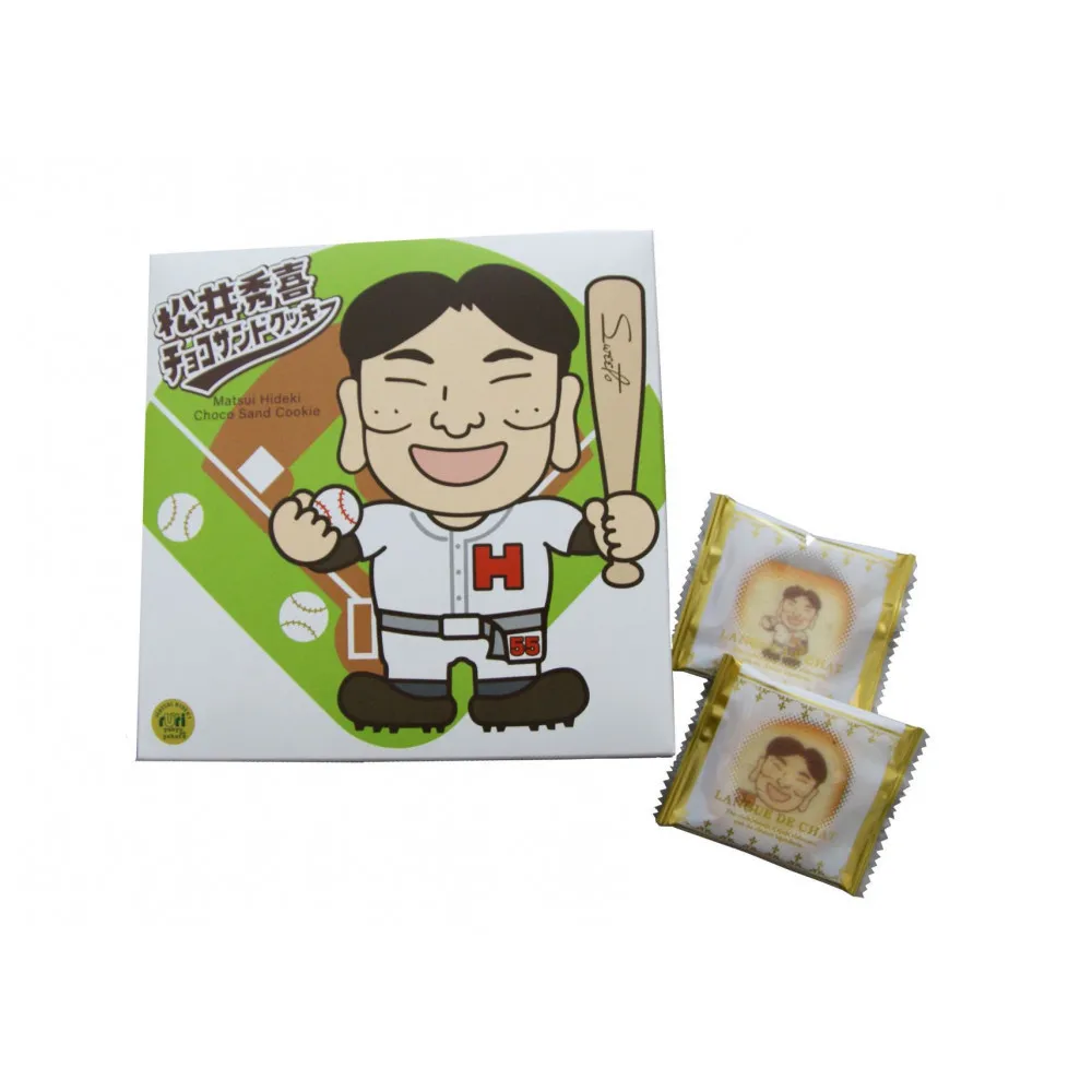 松井秀喜チョコサンドクッキー　6箱セット　お菓子 洋菓子 焼菓子 スイーツ クッキー ラングドシャ チョコレート 松井秀喜 おやつ 個包装
