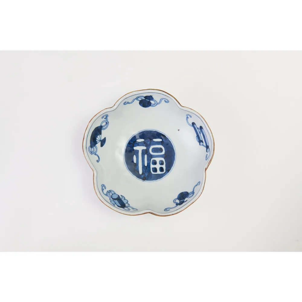 6寸梅型鉢　宝文