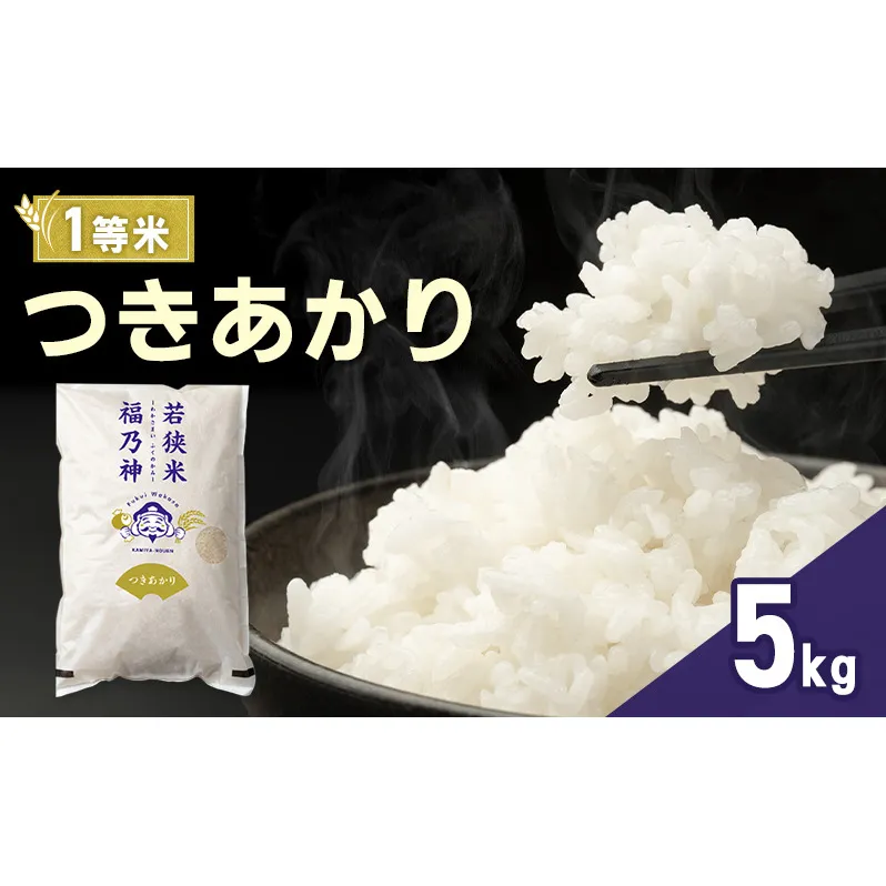 令和8年産 つきあかり 5kg（一等米・神谷農園） 米 お米 若狭町