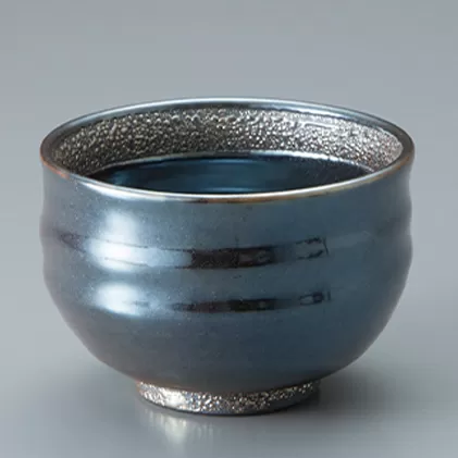 若狭鳳足焼　水滴帯文 丸ぐい呑み［高島屋選定品］ 酒器 食器 