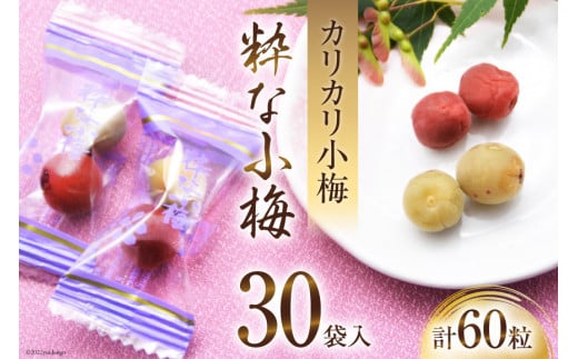 やばいだろ】粋な小梅 2粒×30 計60粒 [山梨農産食品 山梨県 韮崎