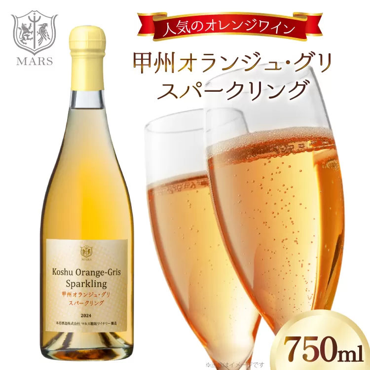 ワイン 甲州オランジュ･グリ スパークリング [本坊酒造株式会社マルス穂坂ワイナリー 山梨県 韮崎市 20745330] Wine わいん お酒 酒 スパークリングワイン オレンジワイン 甲州 山梨ワイン