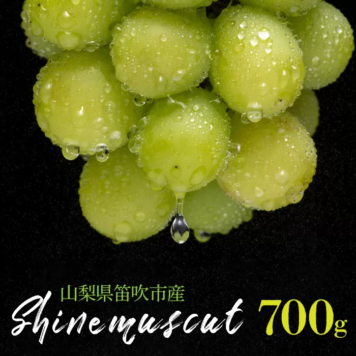 ＜25年発送先行予約＞シャインマスカット 1房 700g 山梨県笛吹市産 235-001